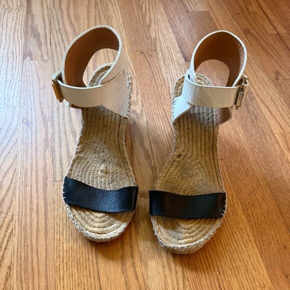Bettye Muller Devon Espadrille Wedge Sandals in Dust Bag - Picture 3 of 4